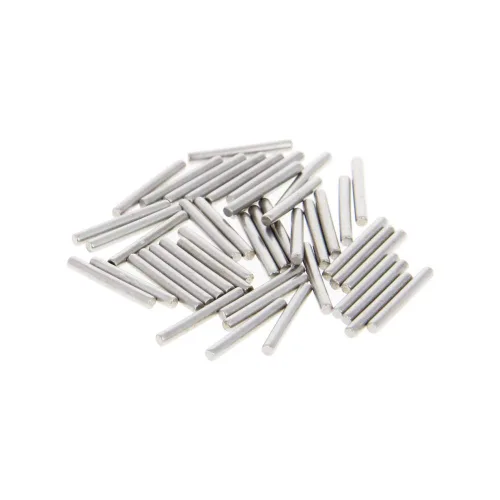 Miniatura 22 de MroMax 100 pasadores cilíndricos de acero inoxidable 304 M1.0.197 x 0.236 in, clavijas de soporte de estante para dispositivos metálicos