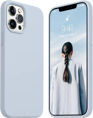 Miniatura 36 de JELE Funda a prueba de golpes diseñada para iPhone 11, funda de teléfono de silicona líquida con [forro de microfibra suave antiarañazos]