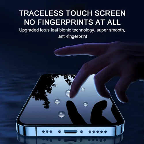 Miniatura 6 de Protector de pantalla de privacidad para iPhone 11/XR, borde 2.5D, cobertura completa, anti-espía 9H, protector de pantalla de vidrio templado