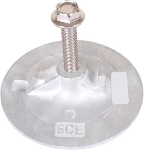 Miniatura 2 de SouthMarine Motor de barco 6CE-45373-00 ánodo de pestaña de ajuste plano para motor fuera de borda Yamaha F70-F100 F200 F225 F250/B 200HP 225HP