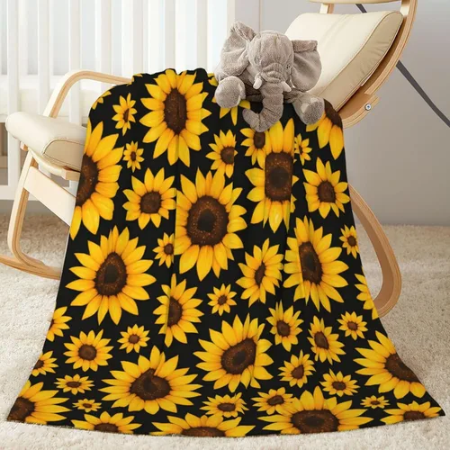 Miniatura 10 de African American Black Woman Fleece Throw Blanket Ultra Soft Cozy Decorative Flannel Blanket for Home Bed Couch Chair Travel 40x30in