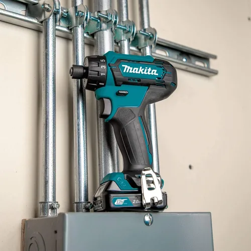 Miniatura 4 de Makita FD10R1 12V max CXT - Kit de destornillador hexagonal inalámbrico de iones de litio de 1/4 pulgadas (2.0Ah) con fuente de alimentación