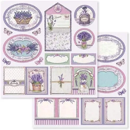 Miniatura 9 de STAMPERIA INTERNATIONAL, KFT PAPER PAD 8X8 10PK PROVENCE, 20.3 x 20.3 (8" x 8"), multicolor