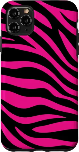 Miniatura 13 de Zebra Animal Print Pattern Black and Pink Cute Phone Case for iPhone 17