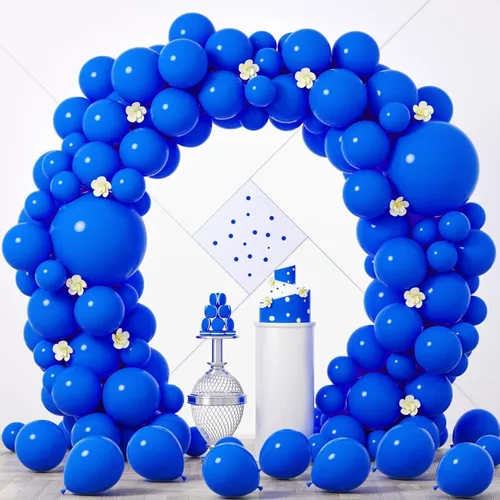 Miniatura 191 de Voircoloria - Globos azul bebé claro, paquete de 66 globos de 12 pulgadas de látex para fiestas para niños y niñas, para cumpleaños, baby shower, 16