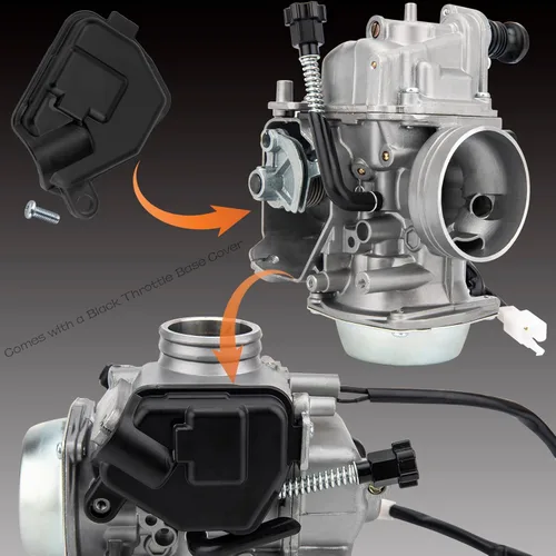 Miniatura 5 de Carburador TRX350 para Honda Rancher 350 TRX350TM TRX350TE 350ES 350FE 350FMTE 2000-2006 4 tiempos ATV Nuevo carburador con filtro de aire y filtro