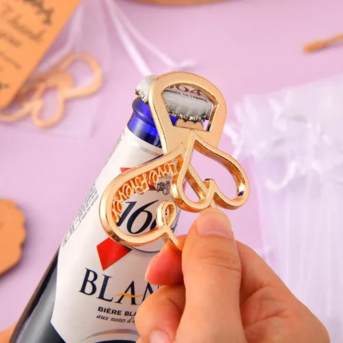 Miniatura 4 de Paquete de 50 abrebotellas Love Forever para regalos de boda para invitados, regalos de fiesta de despedida de soltera, recuerdos o decoraciones