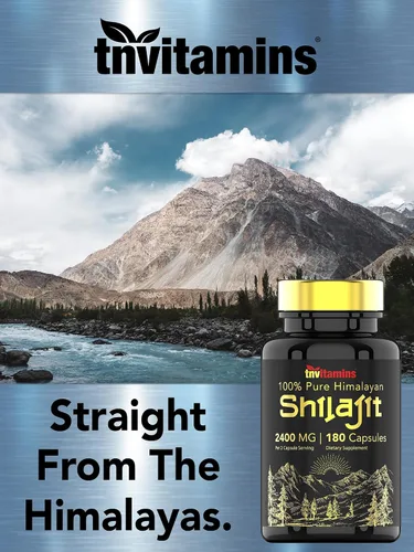 Miniatura 3 de tnvitamins Shilajit Cápsulas de 2400 mg - 180 cápsulas Cápsulas de resina Shilajit 100% pura del Himalaya para hombres y mujeres Suministro