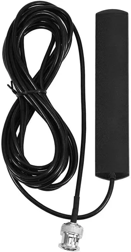 Antena de radio, ASHATA 30MHz -1200MHz Analizador de Banda Ancha Antena de Radio Móvil Montaje de Vidrio con Conector BNC