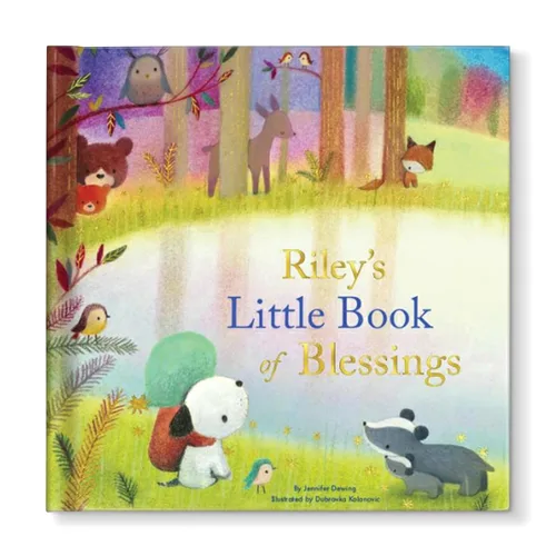 My Little Book of Blessings - Libro personalizado, edición de lámina dorada, tapa dura (cubierta de lámina dorada) | 8.5 x 8.5 pulgadas | I See Me!