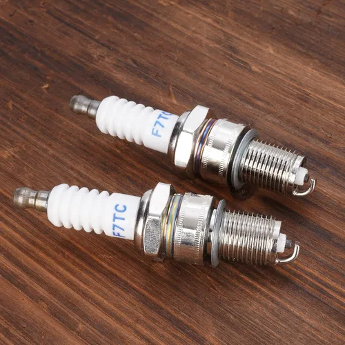 Miniatura 3 de 2 piezas de bujías F7TC para GX120 GX160 GX200 GX240 GX270 GX340 GX390 Bujías para motor de 4 tiempos, bomba de agua, generador, motosierra