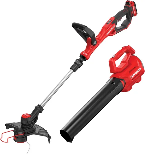 Miniatura 7 de CRAFTSMAN V20 RP Recortadora de Césped Inalámbrica, Sin Escobillas, Batería de 5.0Ah y Cargador Incluidos (CMCST930P1)