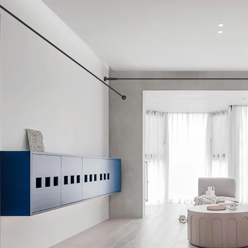 Miniatura 11 de Skyline - Tira de luz de acero lineal, lámpara de pared lineal, decoración familiar, barra de acero, barra de pasillo, longitud de bricolaje, corte