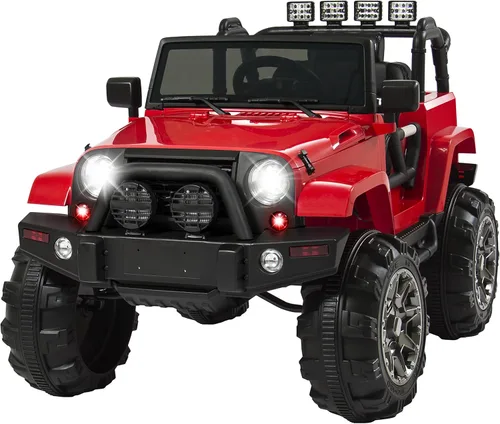 Miniatura 20 de Best Choice Products Camión de paseo para niños de 12 V, auto de juguete con batería con suspensión de resorte, control remoto, 3 velocidades, luces