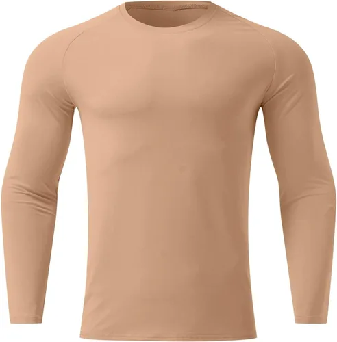 Miniatura 86 de Camisas de compresión atléticas de manga larga para hombre, capa base, camisa de entrenamiento atlético, camisas de compresión, camisetas deportivas