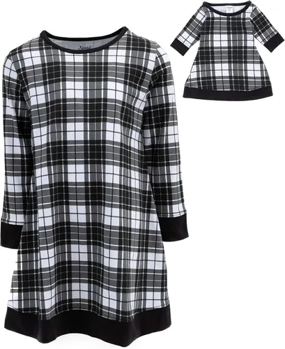 Miniatura 5 de Leveret - Conjunto de vestidos a juego para niña y para muñeca, 100% algodón, gran variedad de estilos, (tallas de 2 a 14 años)
