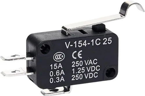 Miniatura 12 de HEXEH Interruptor de límite Micro Interruptores de viaje de límite de contacto plateado autorreset momentáneo V-15 V-151 V-152 V-153 V-154 V-155