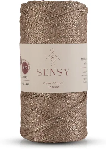 Miniatura 174 de Sensy Premium Cuerda de Poliéster de 2mm 251 Yardas Cuerda de Polipropileno 100% Cordón de Macramé 2mm Cordón para Bolsa de Ganchillo Cuerda