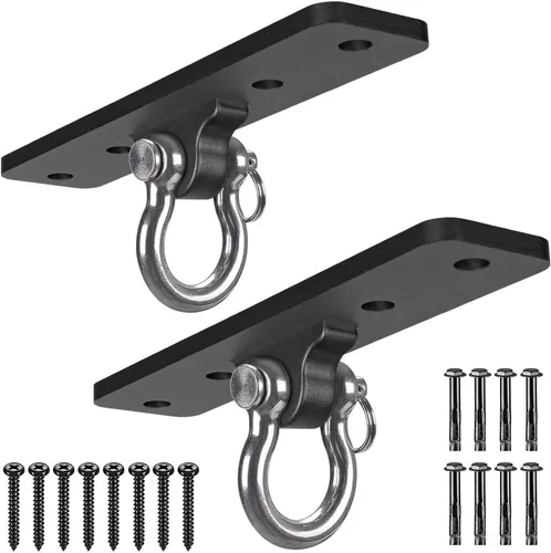 Dolibest Wall Mount Bracket, Ceiling Anchor for Home Suspension Training Kit, Suspension Straps, Gymnastic Rings, Yoga Swing & Hammock, Body Weight
