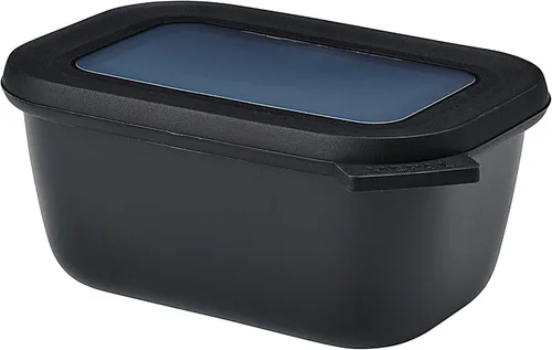 Miniatura 22 de Mepal Cirqula - Recipiente circular rectangular para almacenar y servir alimentos con tapas transparentes, perfecto para preparación de alimentos
