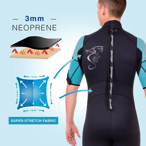 Miniatura 2 de Seavenger Traje de neopreno Navigator Shorty de 0.118 in
