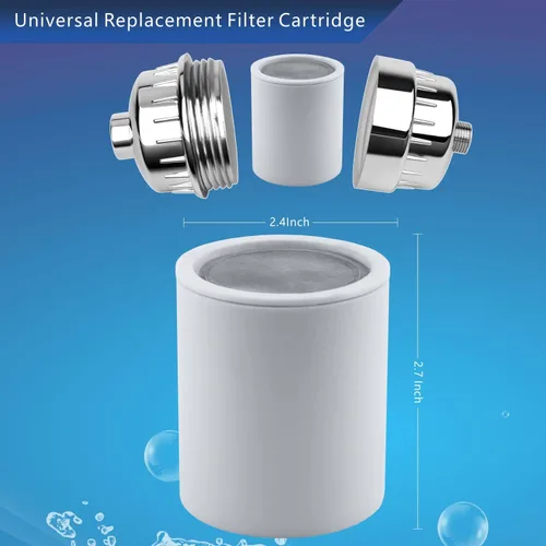 Miniatura 3 de Cartucho de filtro de ducha de repuesto de 20 etapas, filtros de ducha de agua dura para eliminación de cloro, metales pesados y otros sedimentos