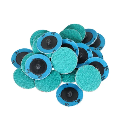 Miniatura 6 de findmall 25 discos de lijado de cambio rápido de circonita de grano 36 de 2 pulgadas
