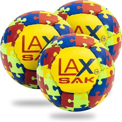 Miniatura 8 de Pelotas de práctica suaves Lax Sak para Lacrosse, paquetes de 1, 2, 3, 6, 12, 24, 36, 60 y 120 - mismo peso y tamaño que las pelotas de Lacrosse