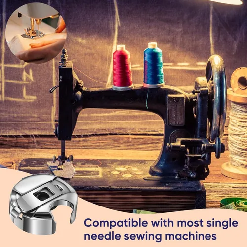 Miniatura 6 de Leifide Caja de bobina de acero inoxidable compatible con Juki Ddl-5550 Ddl-8100 Ddl-8300 Ddl-8500 Ddl-8700 Máquina de coser de una sola aguja