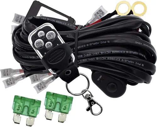Miniatura 7 de Barra de luces LED de conducción todoterreno, interruptor de control remoto, intermitente estroboscópico de encendido/apagado, para luces