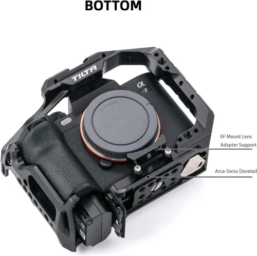 Miniatura 3 de Tilta Jaula completa para cámara compatible con Sony A7 IV, a1, S3, R4, 73, R3, A9 Negro