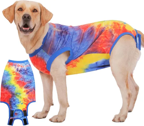 Miniatura 17 de Traje de Recuperación de Cirugía de Perro, Traje de Recuperación Quirúrgica para Perro Macho Hembra Neuter, Camisa de Esterilización Mameluco