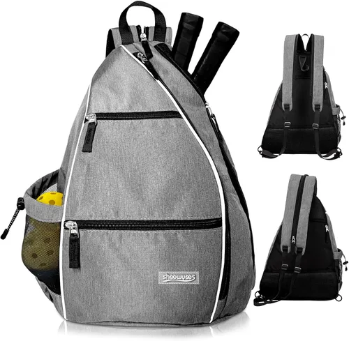 Mochila de tenis de pickleball para hombres y mujeres, bandolera deportiva Franklin Pickle Ball Tennis Travel Sling Bag