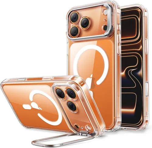 Miniatura 19 de ESR Funda para iPhone 14 Pro Max, Compatible con MagSafe, Funda Transparente para Teléfono con Soporte Stash Integrado para iPhone 14 Pro Max