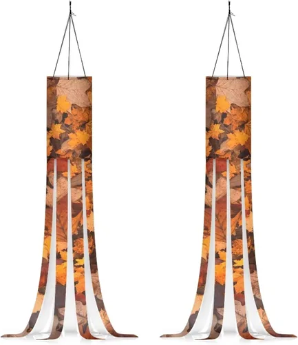 Miniatura 39 de Binienty 4th of July Winsock Patriotic Outdoor Decor Wind Socks Hanging Flag Welcome Home Decoration Party Yard Hanging Windsock, 2 Pcs Set Decor