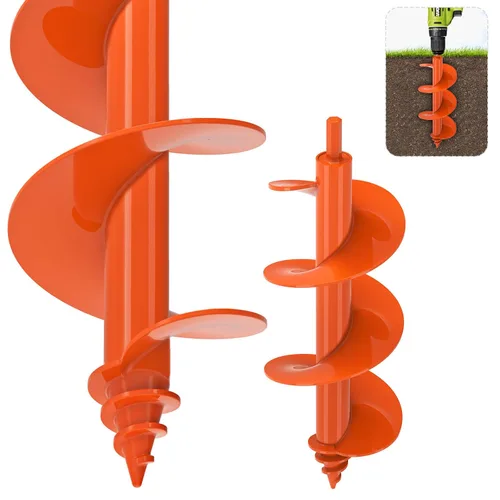 Miniatura 11 de SELEWARE Broca de taladro para plantar – Broca de taladro de jardín de alta resistencia de 3 x 12 pulgadas, se adapta a taladro hexagonal de 3/8