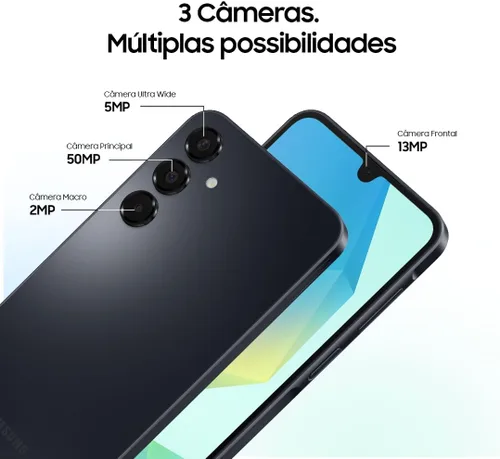 Miniatura 7 de SAMSUNG Galaxy A16 4G Dual SIM (128 GB, 2025) 6.7" 90Hz AMOLED, resistente a salpicaduras, 8 núcleos, cámara de 50 MP