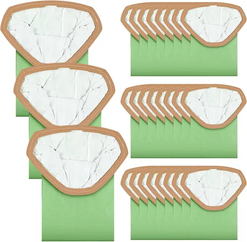 Miniatura 8 de Therwen 30 Pcs Micro Filter Bags Compatible with Proteam Backpack Vacuum Cleaner Filter Bags Replacement, Open Triangular Collar (3qt,107666)