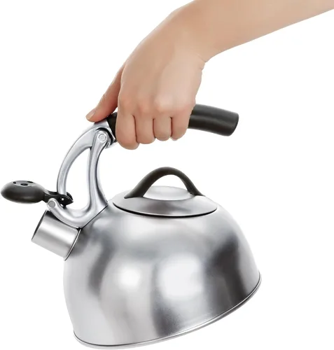 Miniatura 4 de OXO Good Grips - Pava para té, acero inoxidable pulido, Cepillado, Cepillado inoxidable