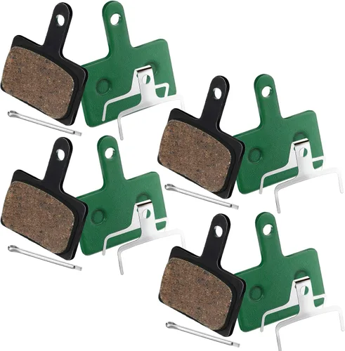 Zonon 4 pares de pastillas de freno de bicicleta competibles con TRP Tektro Shimano Deore Br frenos de disco de bicicleta de montaña de alto