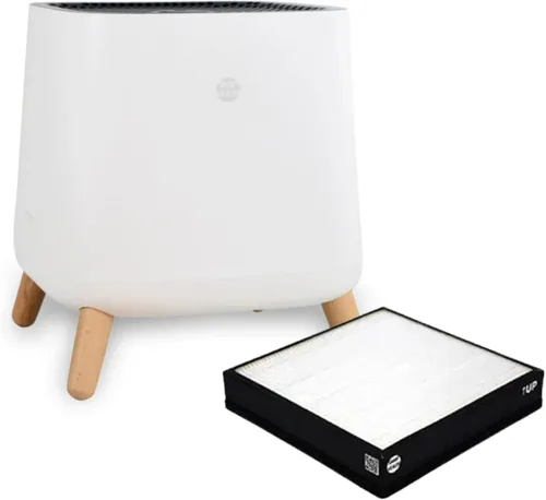 Miniatura 13 de Smart Air (AKA Smart Health) Purificador de aire Sqair H13 HEPA y carbón activado Limpia hasta 900 pies cuadrados/30 minutos, 23-52 dB Para