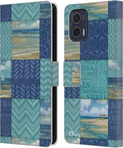 Miniatura 18 de Head Case Designs Officially Licensed Paul Brent Agate Mermaid Coastal Leather Book Wallet Case Cover Compatible with Motorola Moto G73 5G