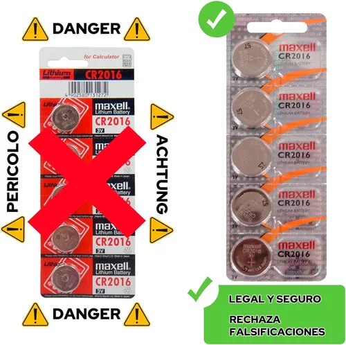 Miniatura 4 de Maxell Batería micro de litio CR2016 para relojes y electrónica 5