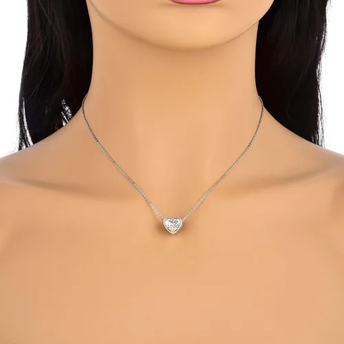 Miniatura 5 de Adabele Pulsera de plata de ley maciza hipoalergénica con forma de corazón para todos los demás, collar de pulsera para mujer, regalo personalizado