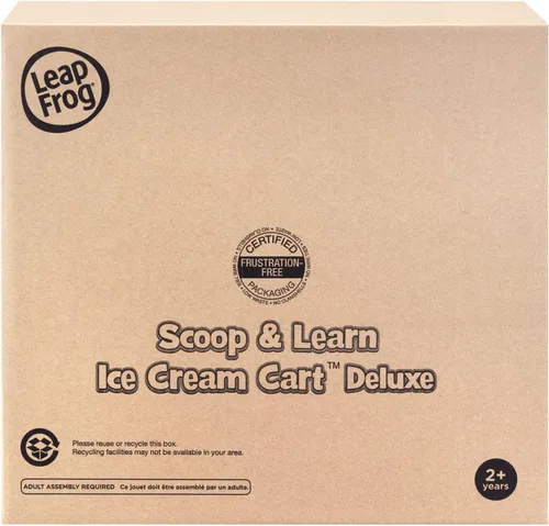 Miniatura 8 de LeapFrog Scoop and Learn Ice Cream Cart Deluxe (embalaje sin frustración), color rosa
