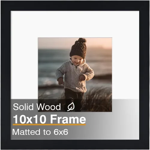 Miniatura 137 de KINLINK 3.5x5 Picture Frame, Ash Black Solid Wood Frame with Plexiglass for Table Top and Wall Mounting, Photo Frame for Horizontal or Vertical