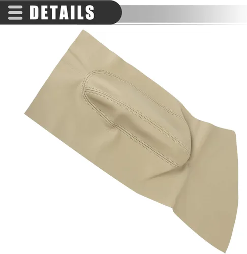 Miniatura 5 de Motoforti Cubierta para reposabrazos de panel de puerta de automóvil, para Volkswagen Beetle 1998-2010, cuero de microfibra, 1 par, beige