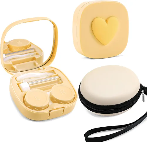 Miniatura 7 de FEISEDY Portátil Lindo Lente De Contacto Herramienta Removedor De Caso Con Espejo Pinzas Kit Para Mujeres Y Niña B0081