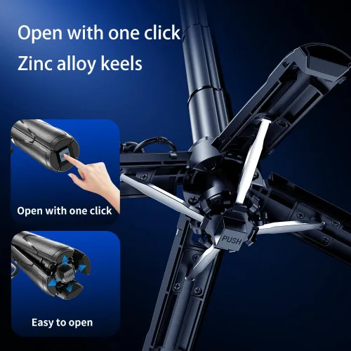 TINKSEN - Trípode extensible para selfie stick de 16 pulgadas, equipado con control remoto inalámbrico, soporte giratorio de 360°, diseño ABS ligero