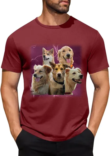 Miniatura 11 de Camisetas personalizadas para hombre, camiseta personalizada con fotos, imagen de mascota, camiseta unisex, diseña tu propio regalo divertido